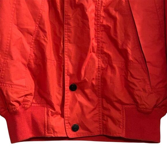 Vintage Nautica Women's Hooded Striped Jacket Red Size M Spring - Picture 6 of 16